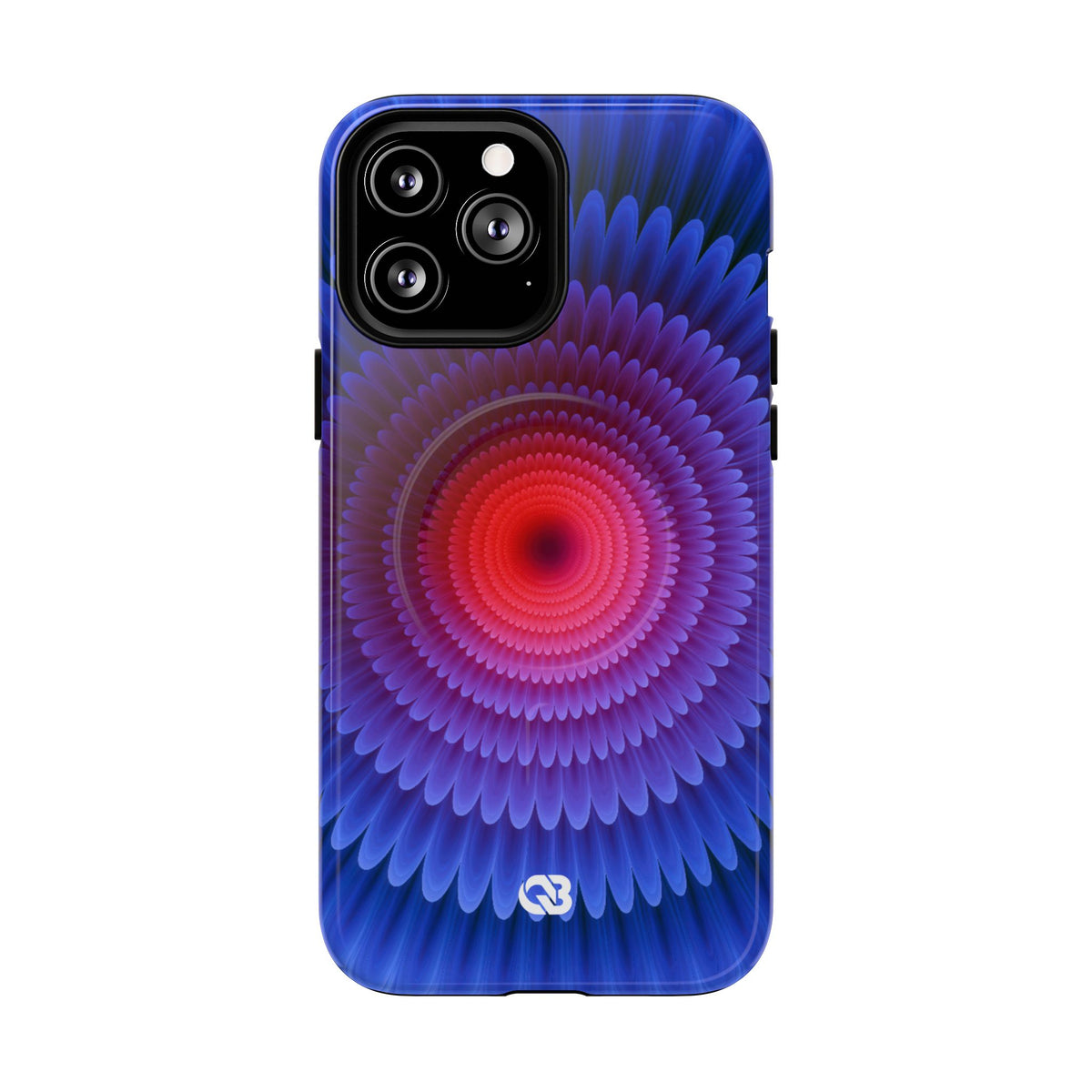 Radial Spectrum Bloom · Tough 2.0 Magnetic Phone Case for iPhone · Blue