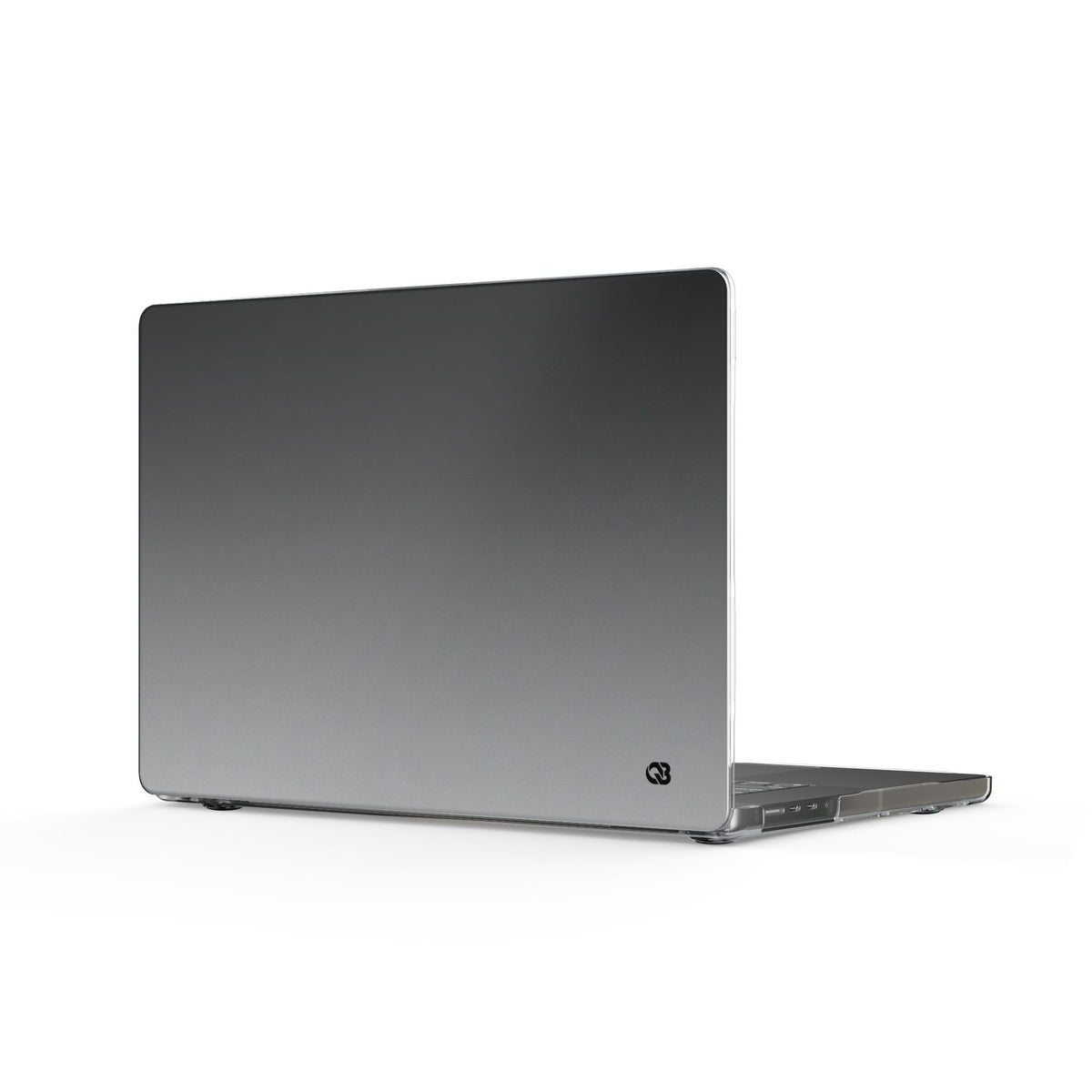 Noir Ombre Fade · Clear Hard Case for MacBook · Black