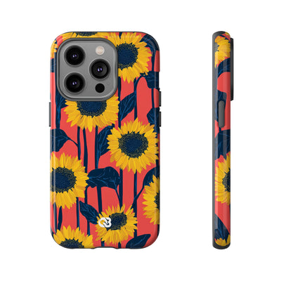 Solar Navy Bloom · Tough Phone Case for iPhone