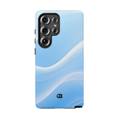 Blue Tough Phone Case for Samsung - Glacial Blue Silk