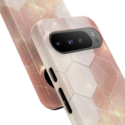 Honeycomb Glow Google Pixel 9 Pro XL Case - Tough
