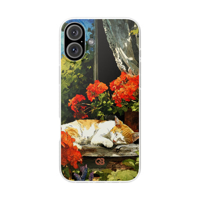Sleeping Ginger Bloom · Soft Hoesje voor iPhone