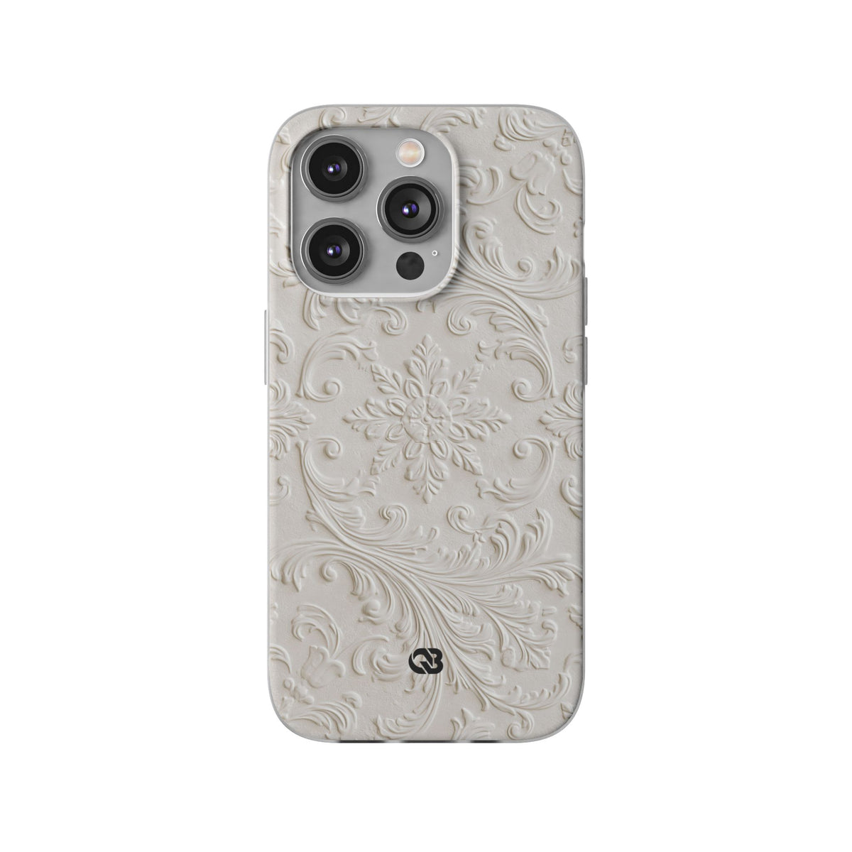 Sculpted Acanthus Relief · Lite Phone Case for iPhone ·  White