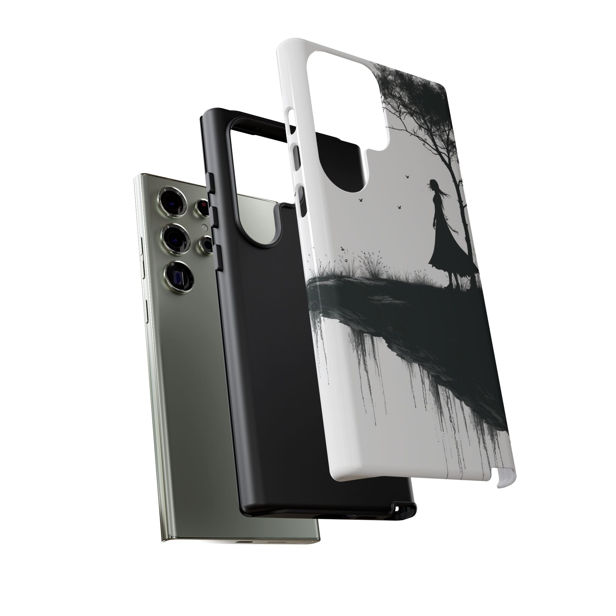 Cliffside Silhouette Samsung S23 Ultra Case - Tough