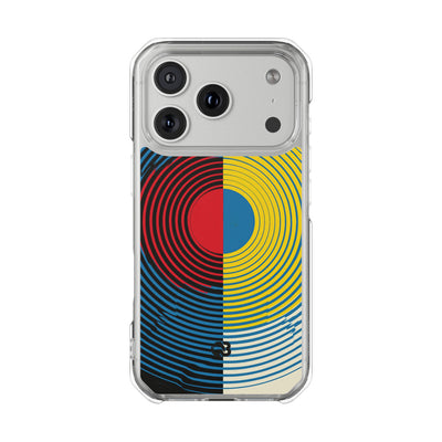 Blue Impact MagSafe Phone Case for iPhone - Primary Circuit Orbit