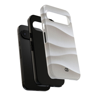 Sculpted Dune Relief · Tough Phone Case for Pixel ·  White