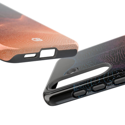 Spectral Elevation · Tough Phone Case for Samsung · Orange