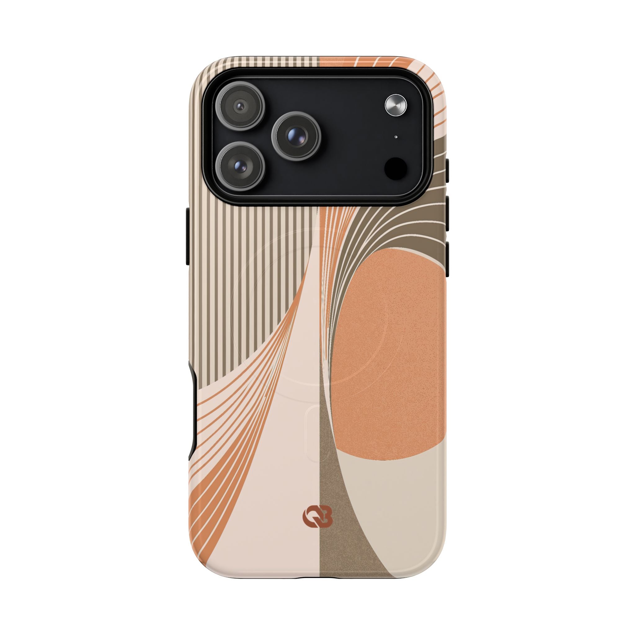 Orange Tough 2.0 Magsafe Phone Case for iPhone - Desert Arc Horizon