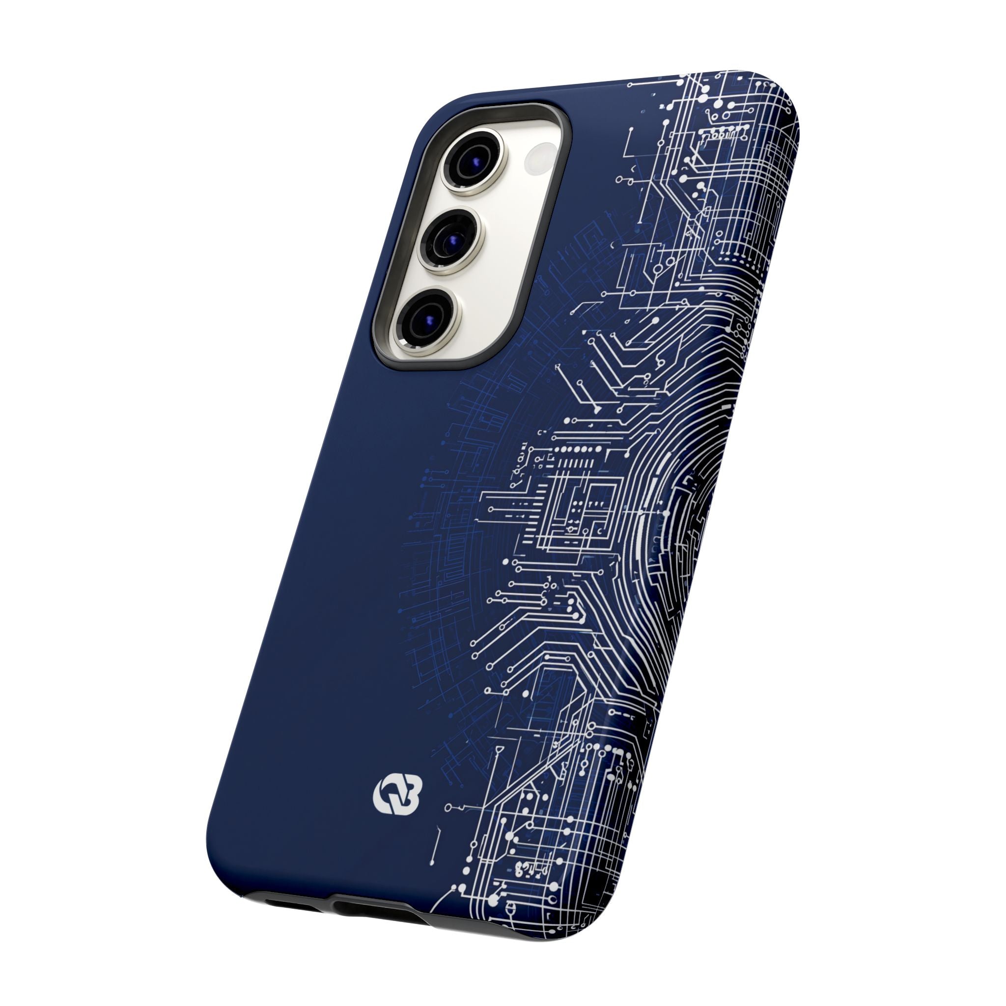 Blue Tough Phone Case for Samsung - Cobalt Circuit Logic