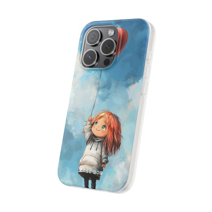 Heart Balloon Whimsy iPhone 15 Pro Case - Soft