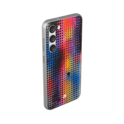 Chromatic Halftone Grid · Lite Phone Case for Samsung · Blue
