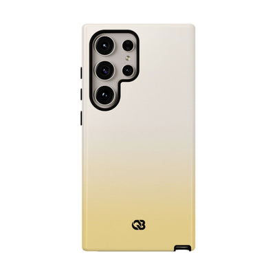 Yellow Tough Phone Case for Samsung - Bleached Citron Haze