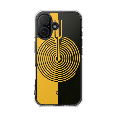 Yellow Impact MagSafe Phone Case for iPhone - Voltage Sector Pulse