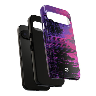 Neon Signal Shift · Tough Phone Case for Pixel ·  Purple