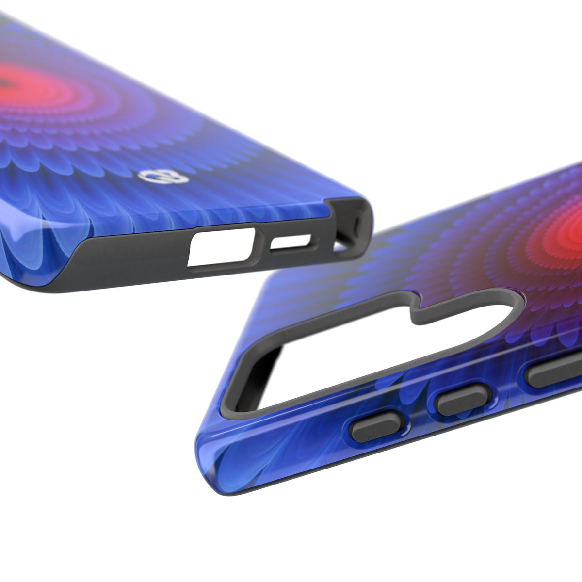 Radial Spectrum Bloom · Tough Phone Case for Samsung · Blue