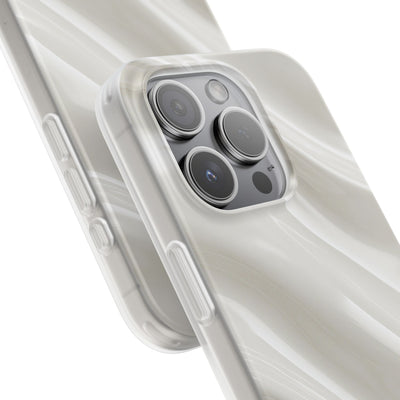 Liquid Enamel Fold · Lite Phone Case for iPhone ·  White