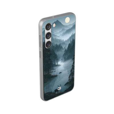 Silent Nordic Fjord · Lite Phone Case for Samsung · Blue