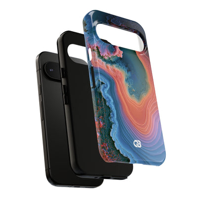 Luminous Resonance · Tough Phone Case for Pixel ·  Blue