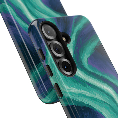 Arctic Aurora Bear · Tough Phone Case for Samsung · Teal