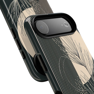 Black Tough 2.0 Magsafe Phone Case for iPhone - Obsidian Sand Willow
