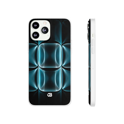 Cyan Core Matrix · Lite Phone Case for iPhone ·  Blue