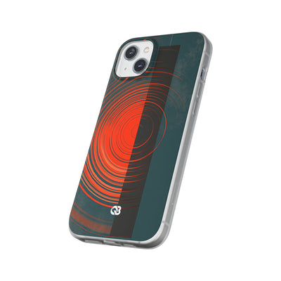 Teal Lite Phone Case for iPhone - Burnt Slate Radial
