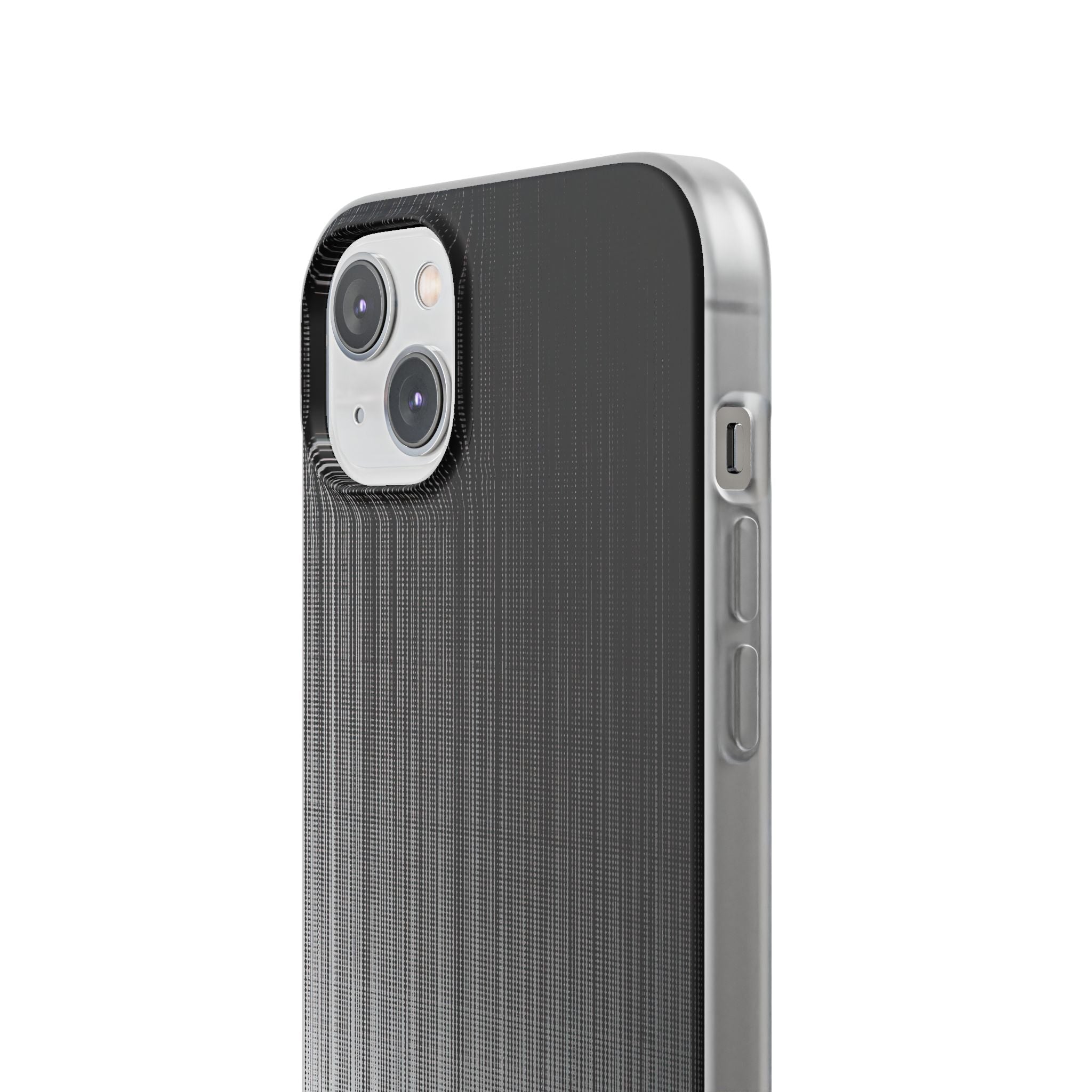 Grey Lite Phone Case for iPhone - Static Vertical Dither