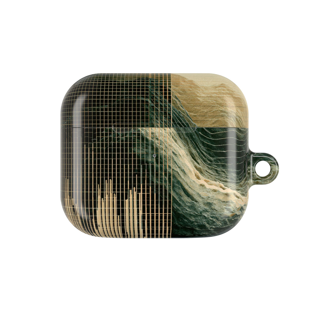 Orbital Topography · Hard Case for AirPods & AirPods Pro · Green