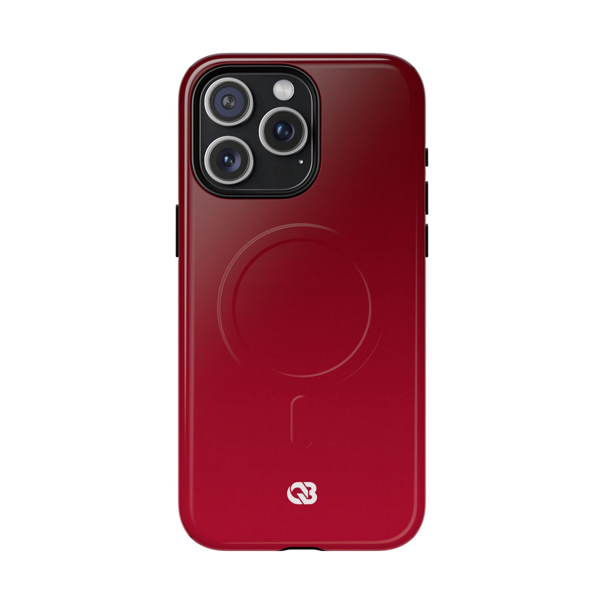 Red Tough 2.0 Magsafe Phone Case for iPhone - Crimson Velvet Fade