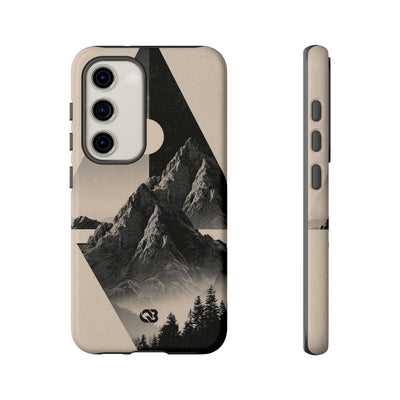 Beige Tough Phone Case for Samsung - Obsidian Summit Parchment