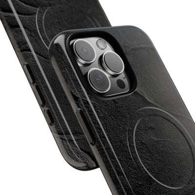 Obsidian Stucco Relief · Tough 2.0 Magnetic Phone Case for iPhone · Black