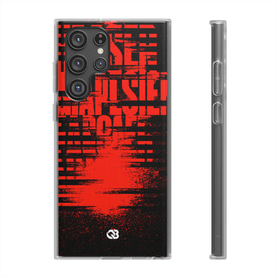 Crimson Redaction · Lite Phone Case for Samsung · Black