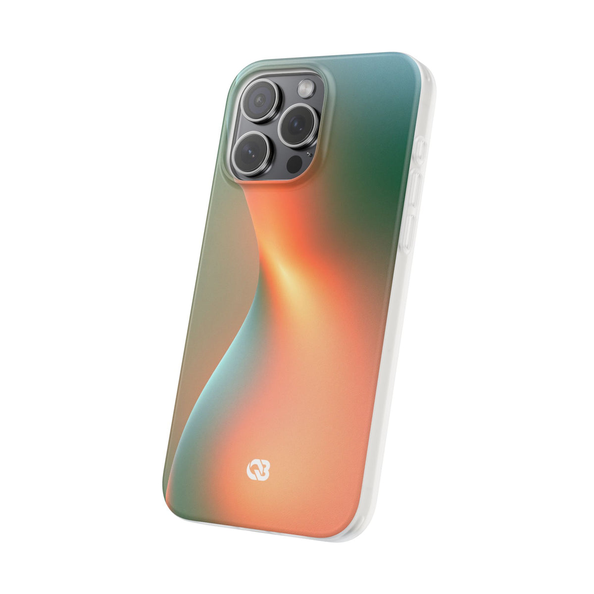 Radiant Contour · Lite Phone Case for iPhone ·  Orange