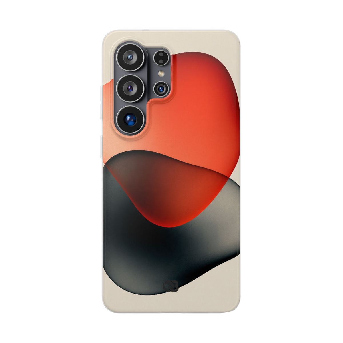 Translucent Crimson Form · Lite Phone Case for Samsung · Red