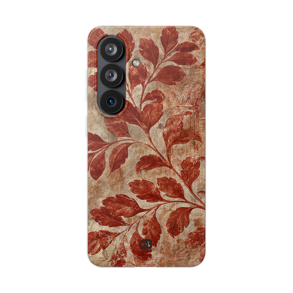 Terracotta Botanical Fresco · Lite Phone Case for Samsung · Red