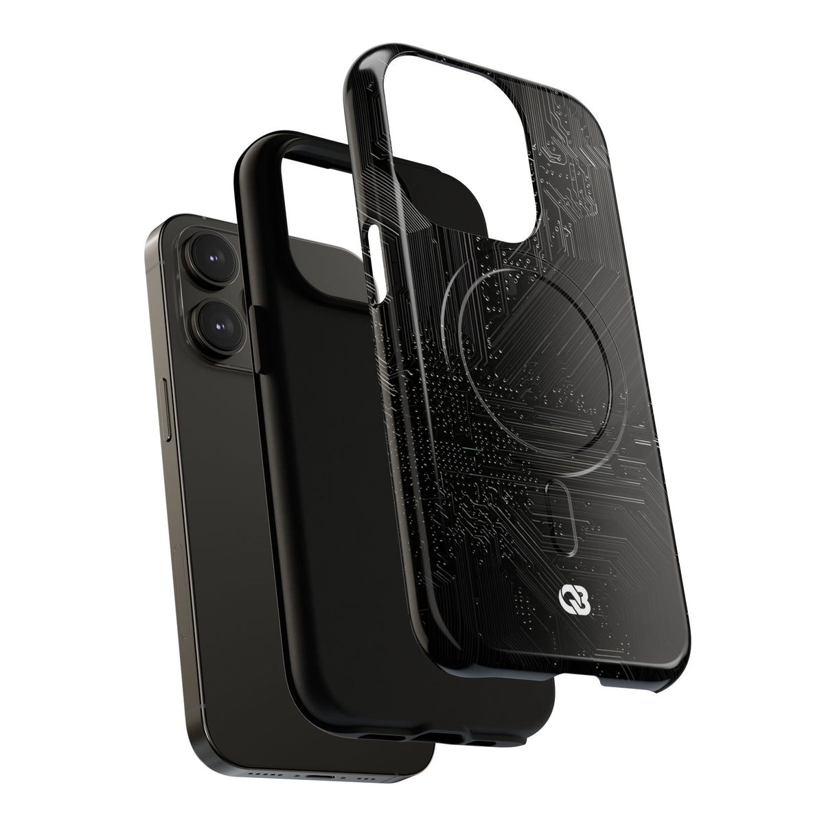 Obsidian Circuitry · Tough 2.0 Magnetic Phone Case for iPhone · Black