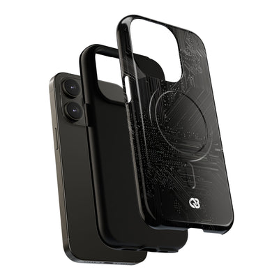 Obsidian Circuitry · Tough 2.0 Magnetic Phone Case for iPhone · Black