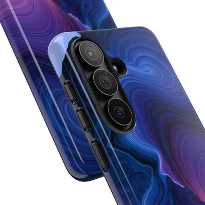 Radiant Strata · Tough Phone Case for Samsung · Blue