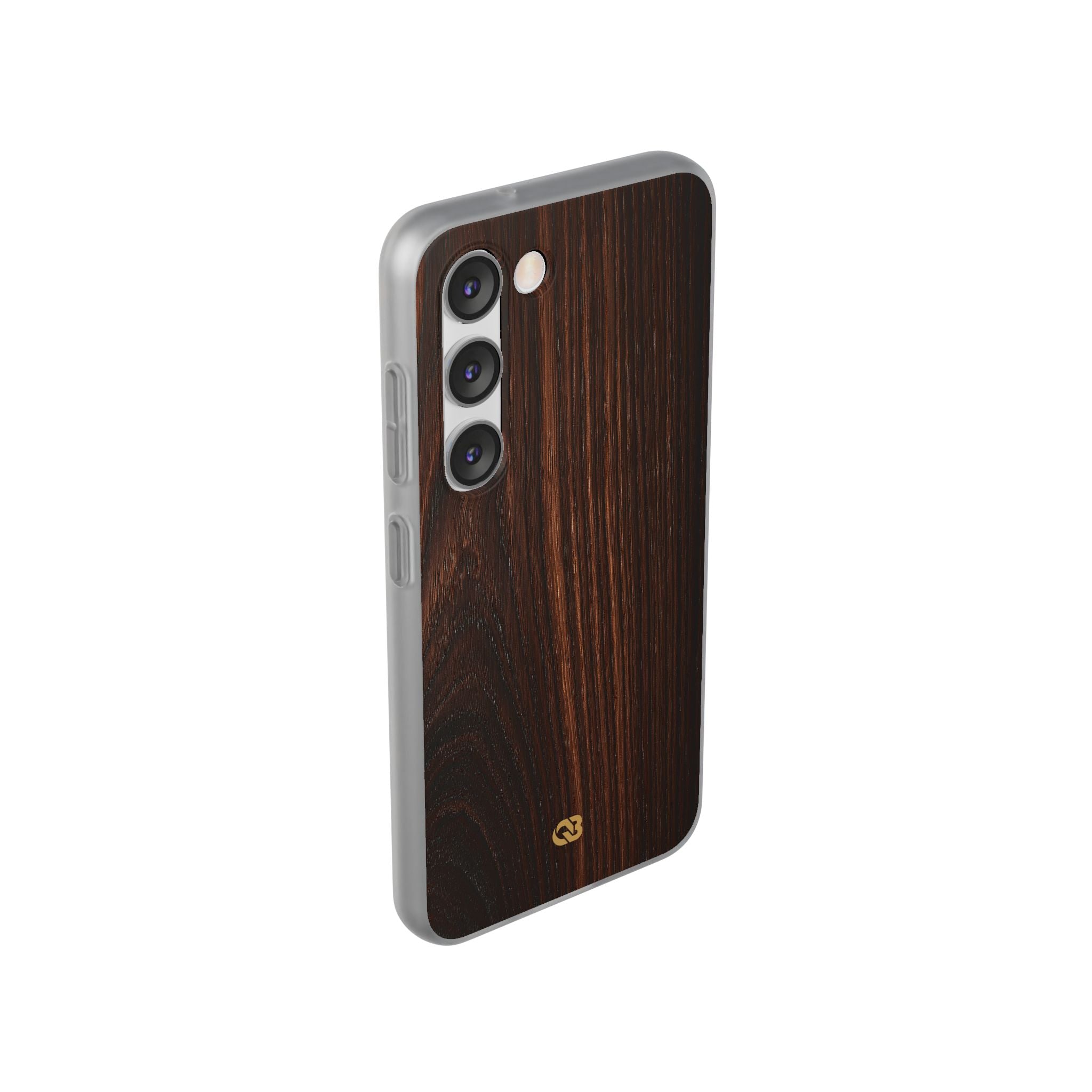 Brown Lite Phone Case for Samsung - Burnished Mahogany Grain