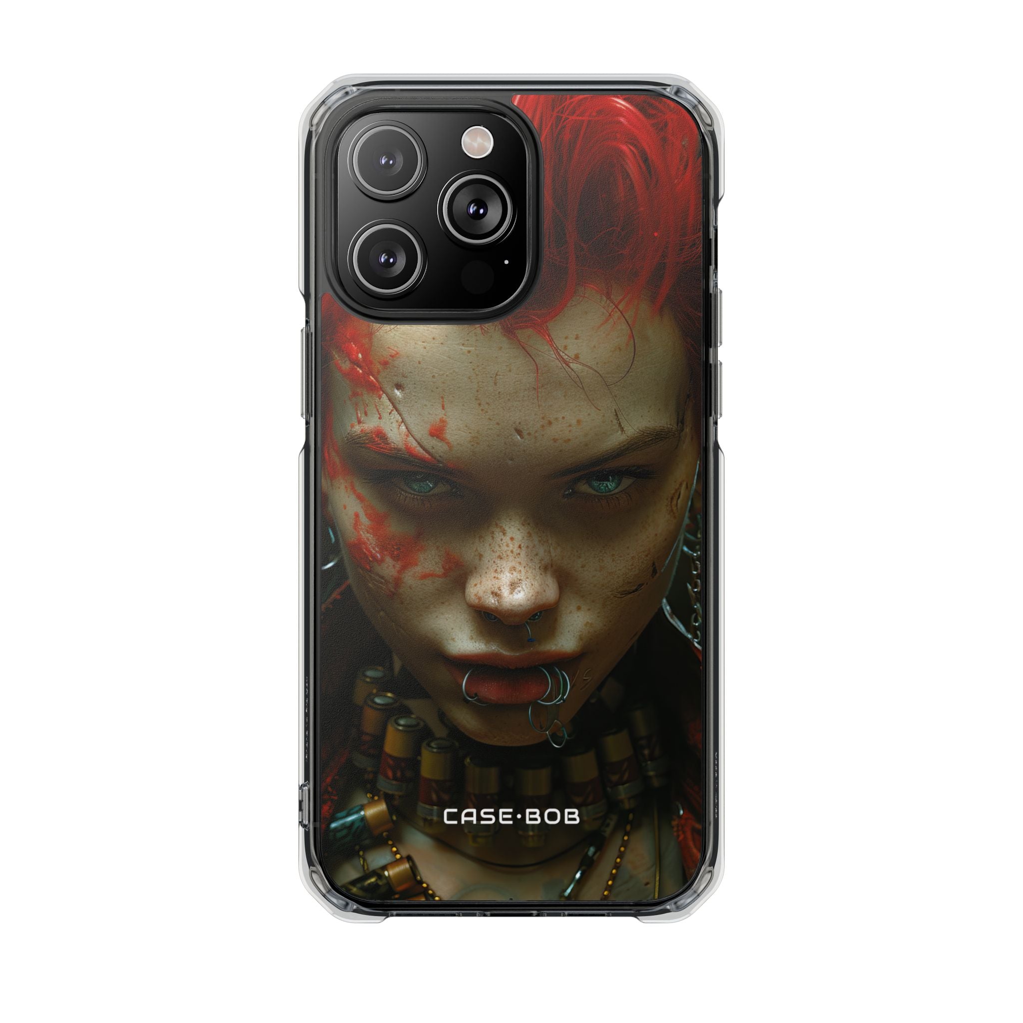 Red Spike Gaze iPhone 14 Pro Max Case - Impact
