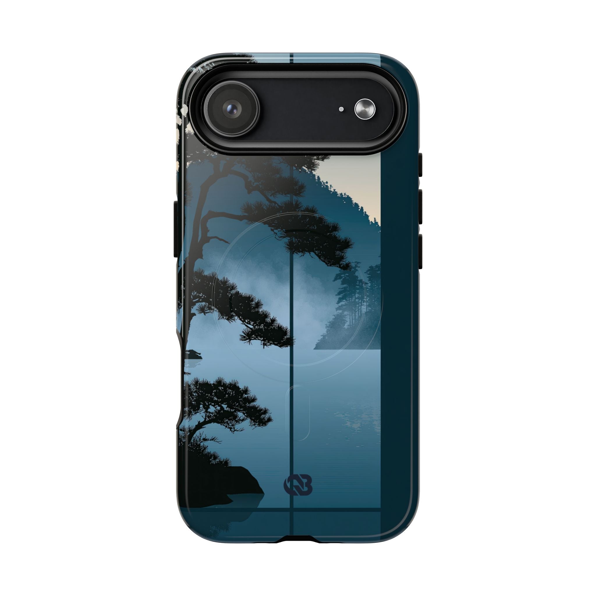 Blue Tough 2.0 Magsafe Phone Case for iPhone - Kyoto Mist Pine