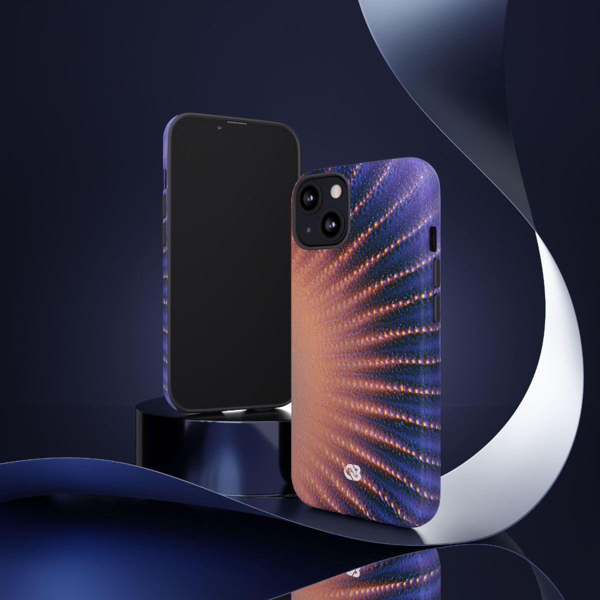 Luminous Aura Burst · Tough Phone Case for iPhone · Blue