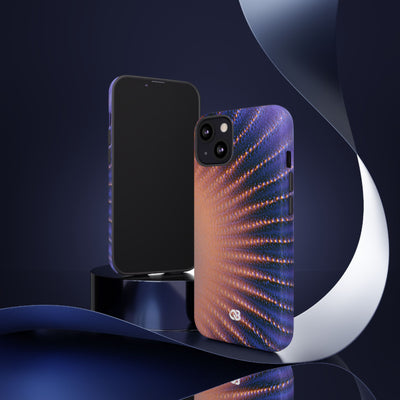 Luminous Aura Burst · Tough Phone Case for iPhone · Blue