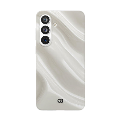 Liquid Enamel Fold · Lite Phone Case for Samsung · White