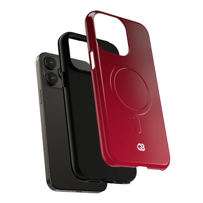 Red Tough 2.0 Magsafe Phone Case for iPhone - Crimson Velvet Fade