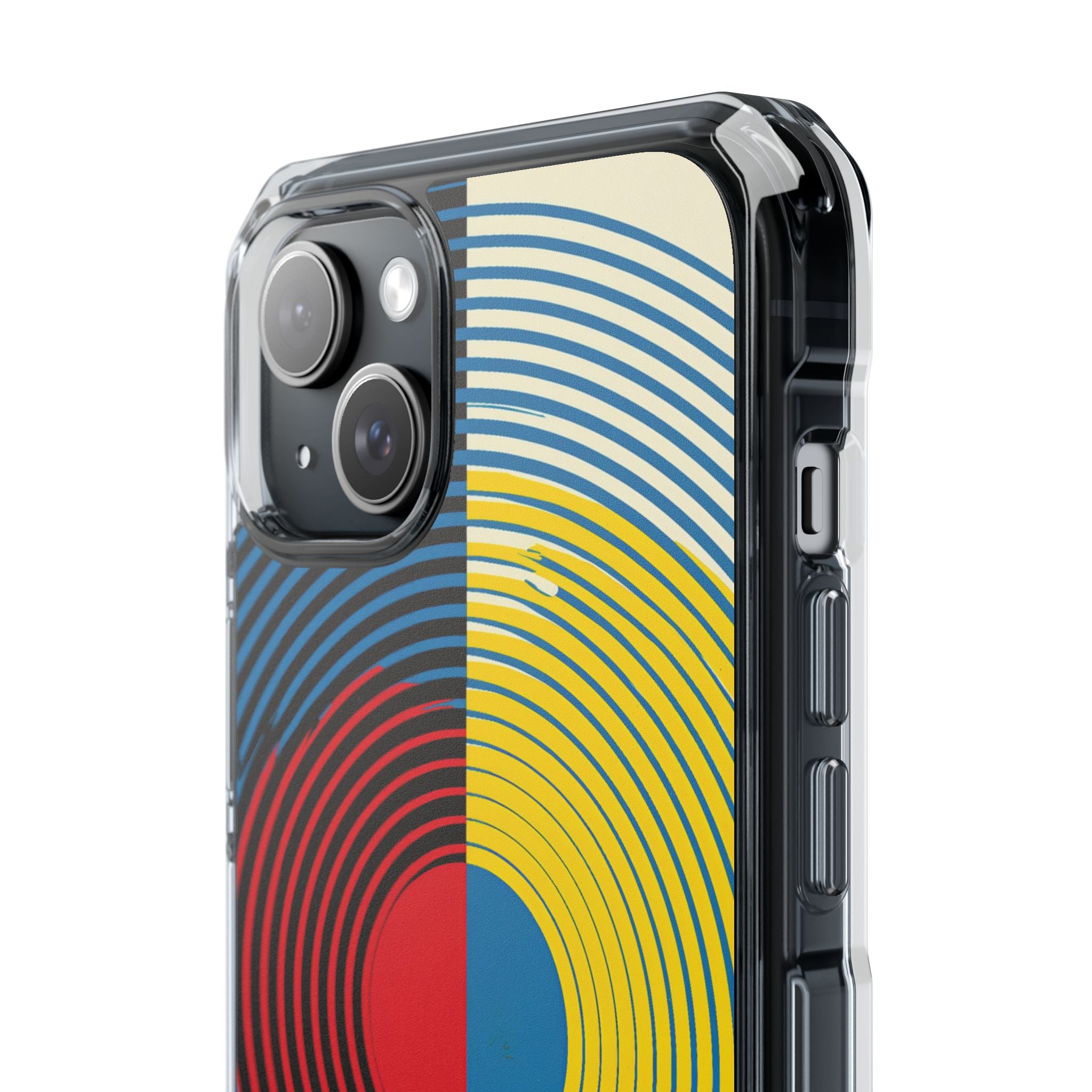 Blue Impact MagSafe Phone Case for iPhone - Primary Circuit Orbit