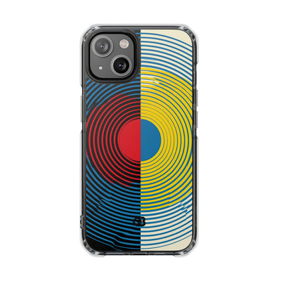 Blue Impact MagSafe Phone Case for iPhone - Primary Circuit Orbit