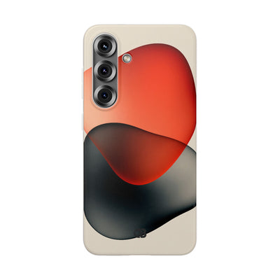 Translucent Crimson Form · Lite Phone Case for Samsung · Red