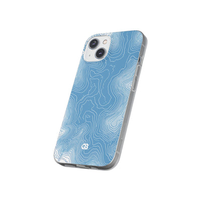 Glacial Basin Topo · Lite Phone Case for iPhone ·  Blue