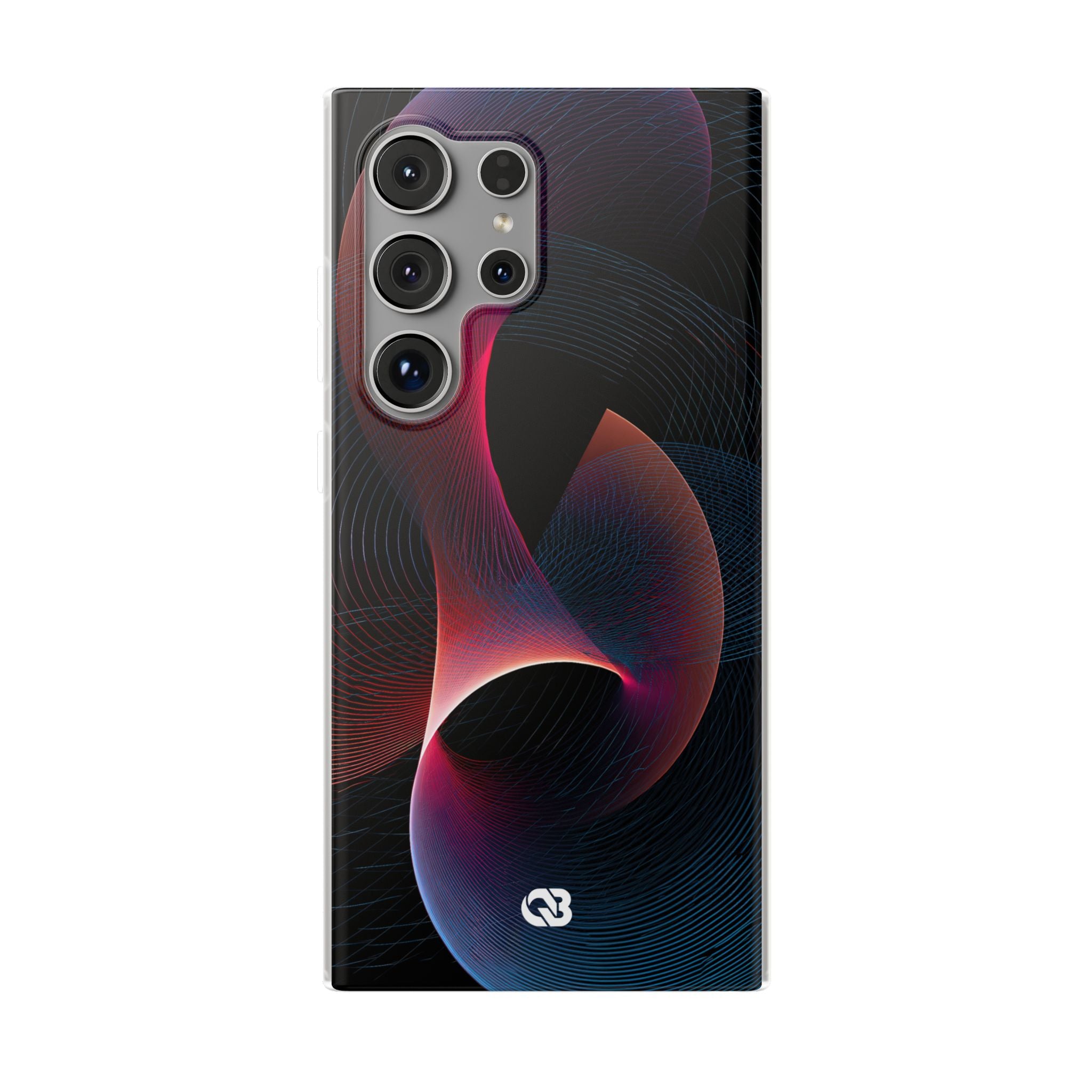 Black Lite Phone Case for Samsung - Cobalt Crimson Flux